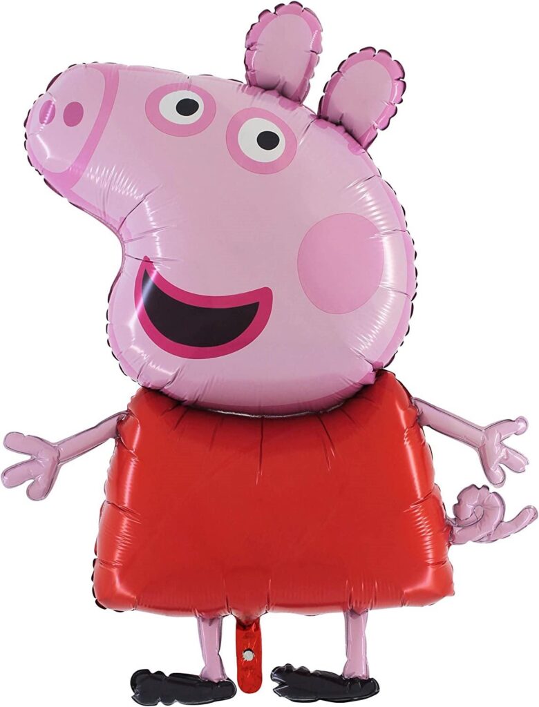 Peppa pig foil balloon