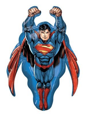 Superman foil balloon