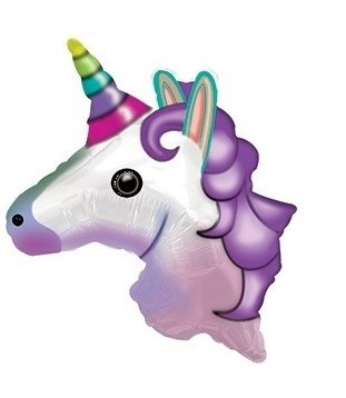 Unicorn foil balloon